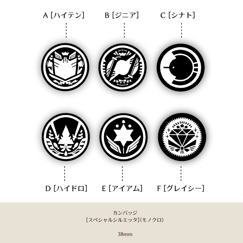 シンボルカンバッジ「オオチヱ区章」