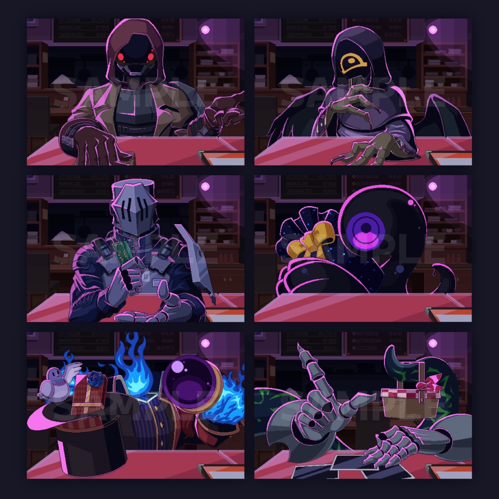 「仕事終わりにあの店で」コラボカフェ開催記念ポストカードセット