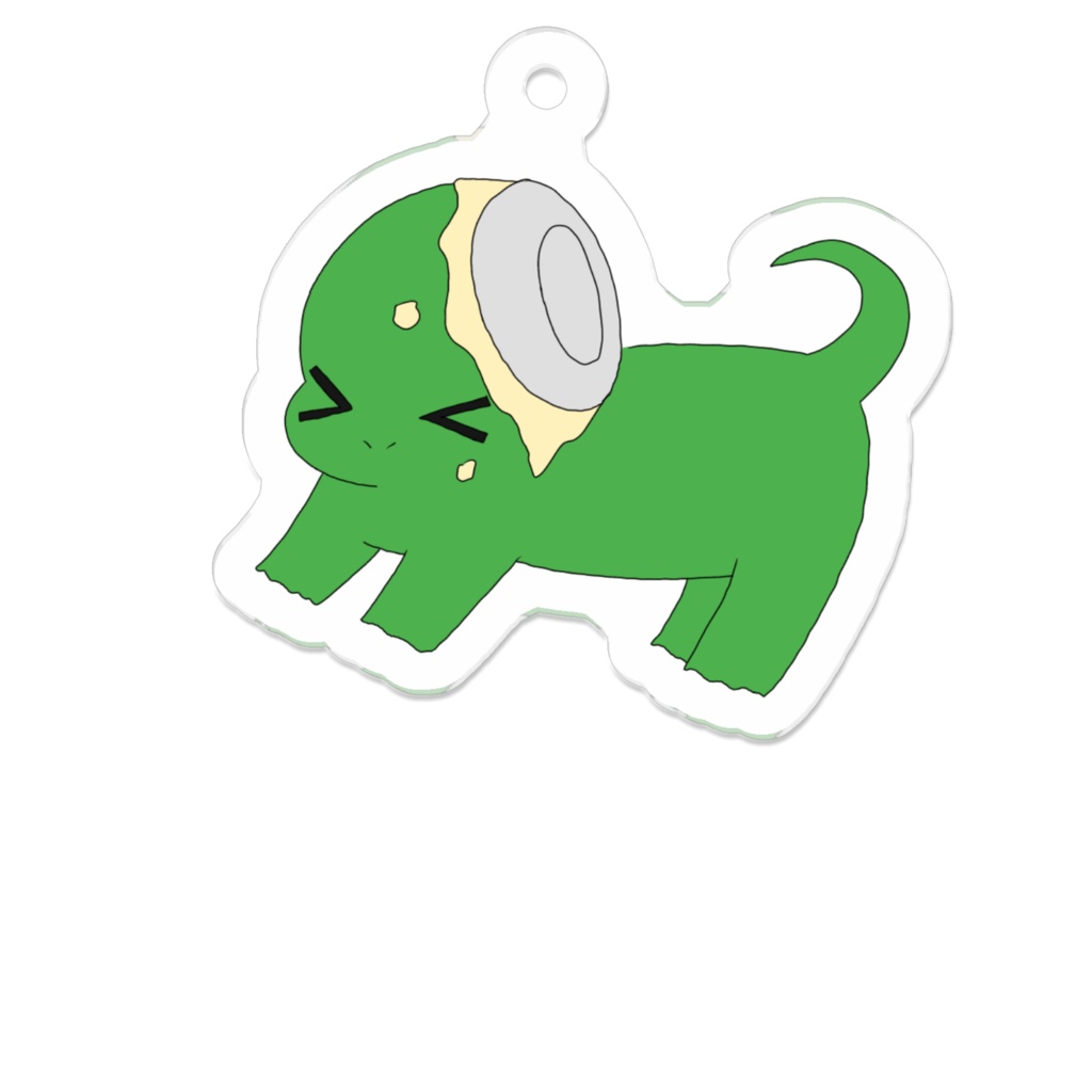 かげまるのアクリルキーホルダーver.パイ投げ