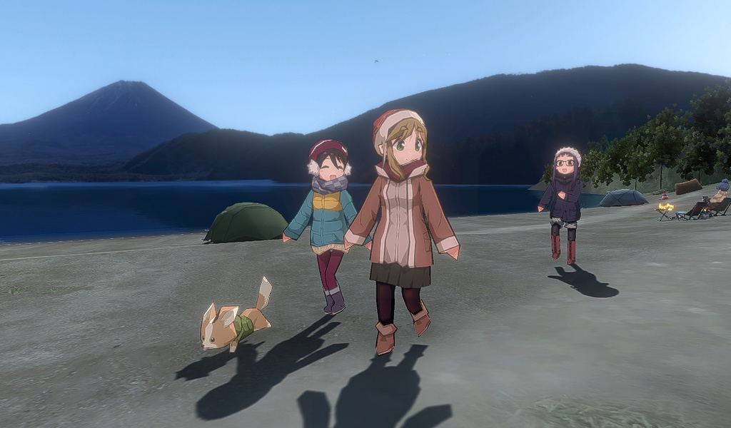 バーチャル本栖湖