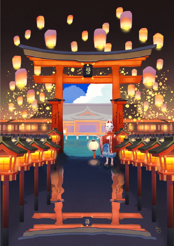 ポストカードセット(夏の魔法)