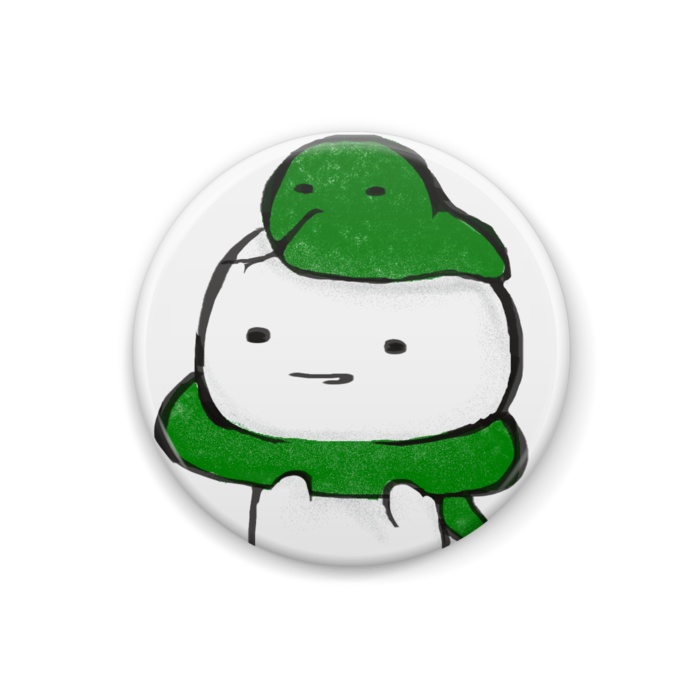 干支こだま缶バッチ