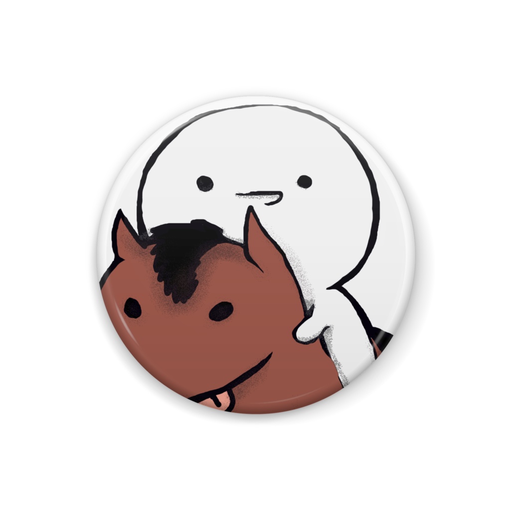 干支こだま缶バッチ