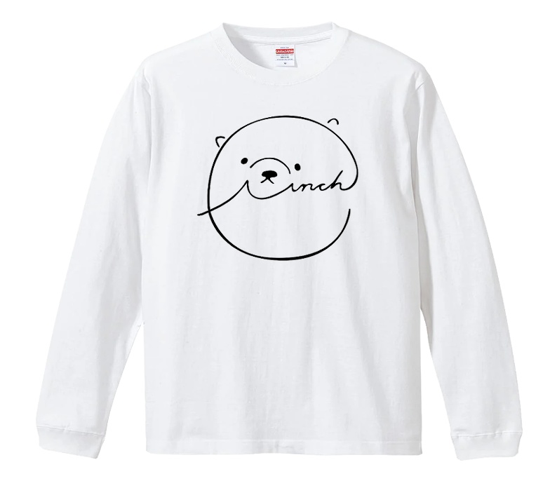 【5/15まで受付】kumaロンT（white）