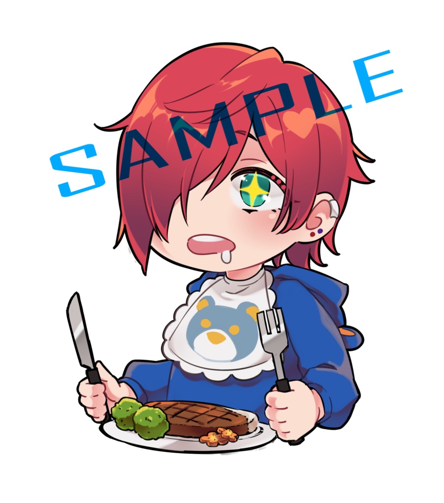 アクリルキーホルダー「ごはん」