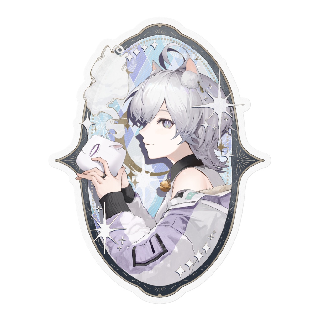 透垣よる 3周年記念|ひとやすみステッカー