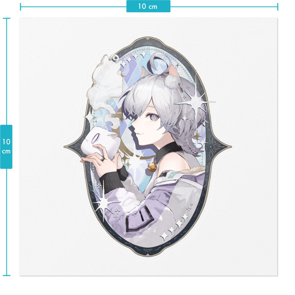 透垣よる 3周年記念|ひとやすみステッカー