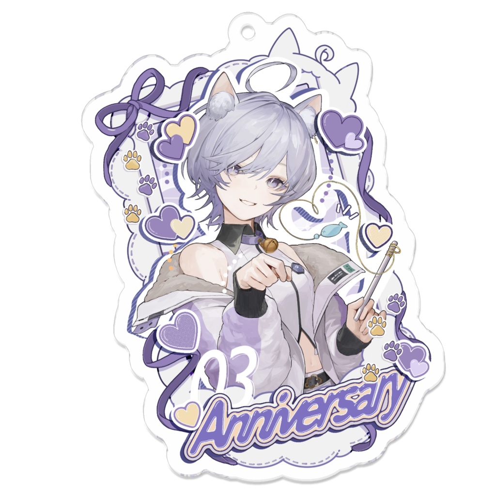 透垣よる 3周年記念|アクリルキーホルダー