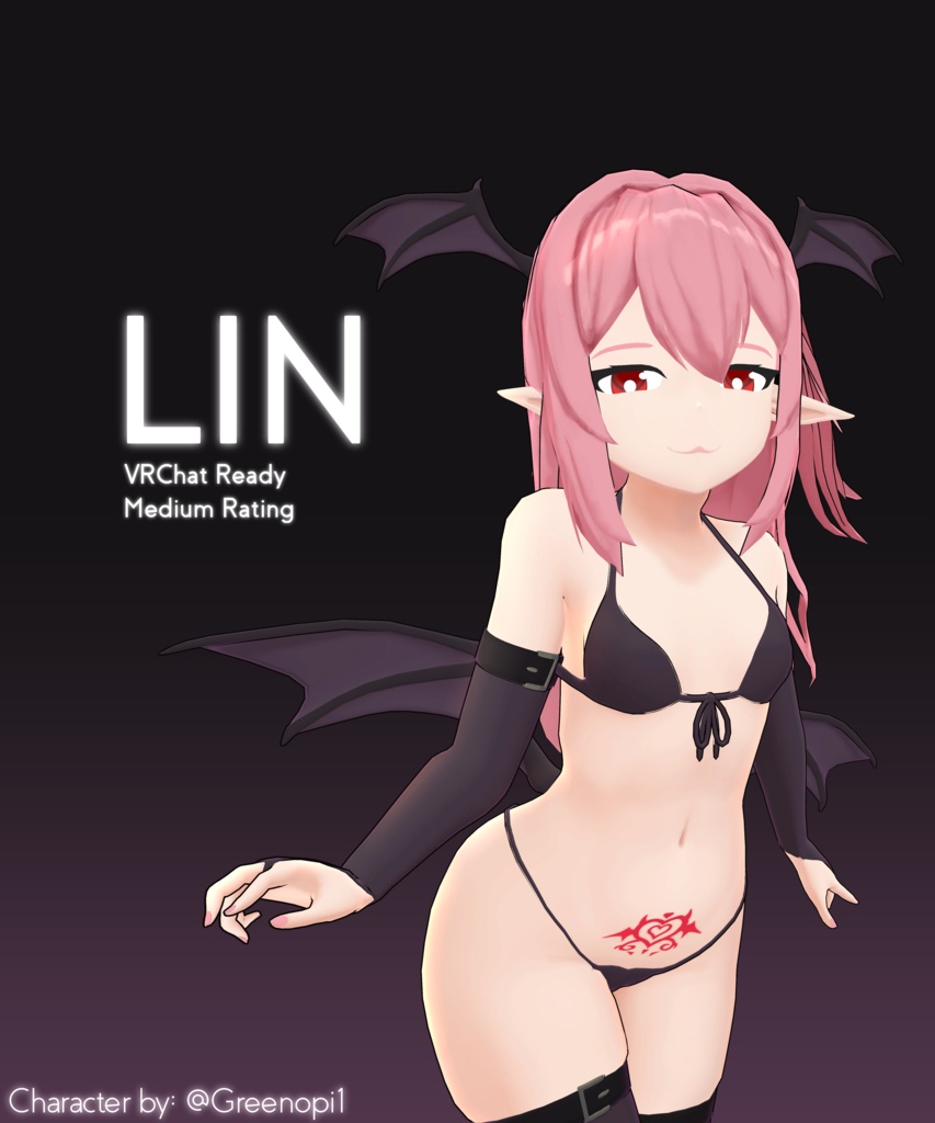 [オリジナル3Dモデ] Lin