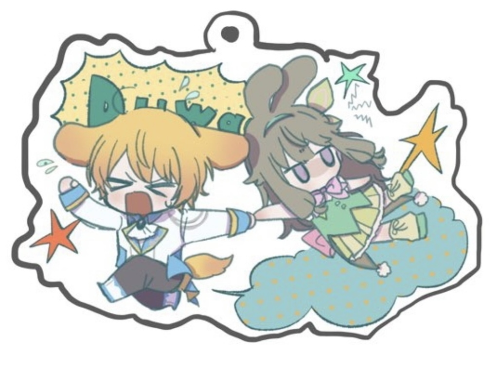 司×寧々ホログラムアクリルキーホルダー