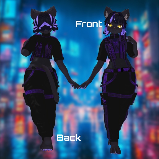 Re.珠々羅ちゃん用衣装「Cyber Street」