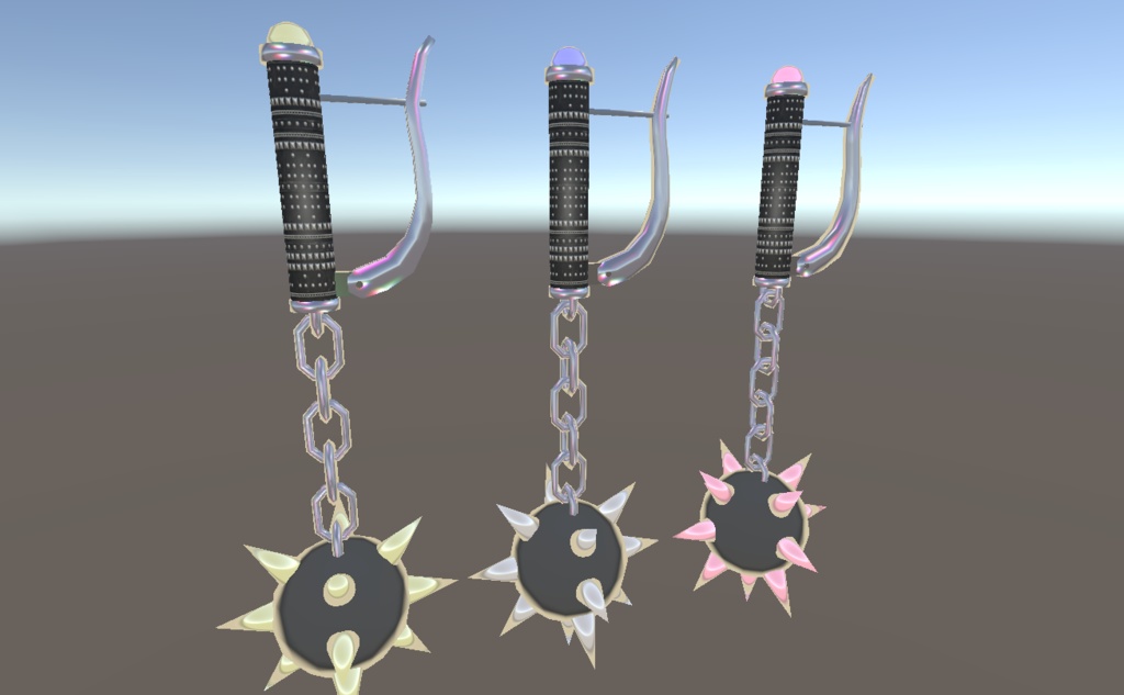 【VRChat】モーニングスターイヤリング