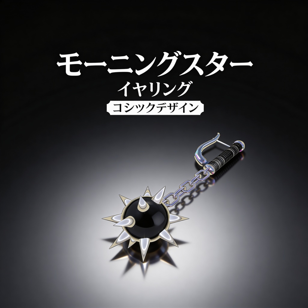 【VRChat】モーニングスターイヤリング