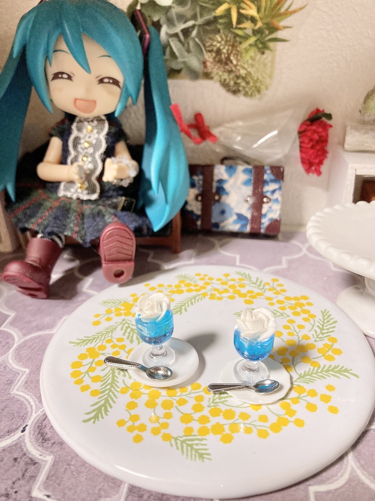 バラのクリームソーダオーダー🌹5th anniversary