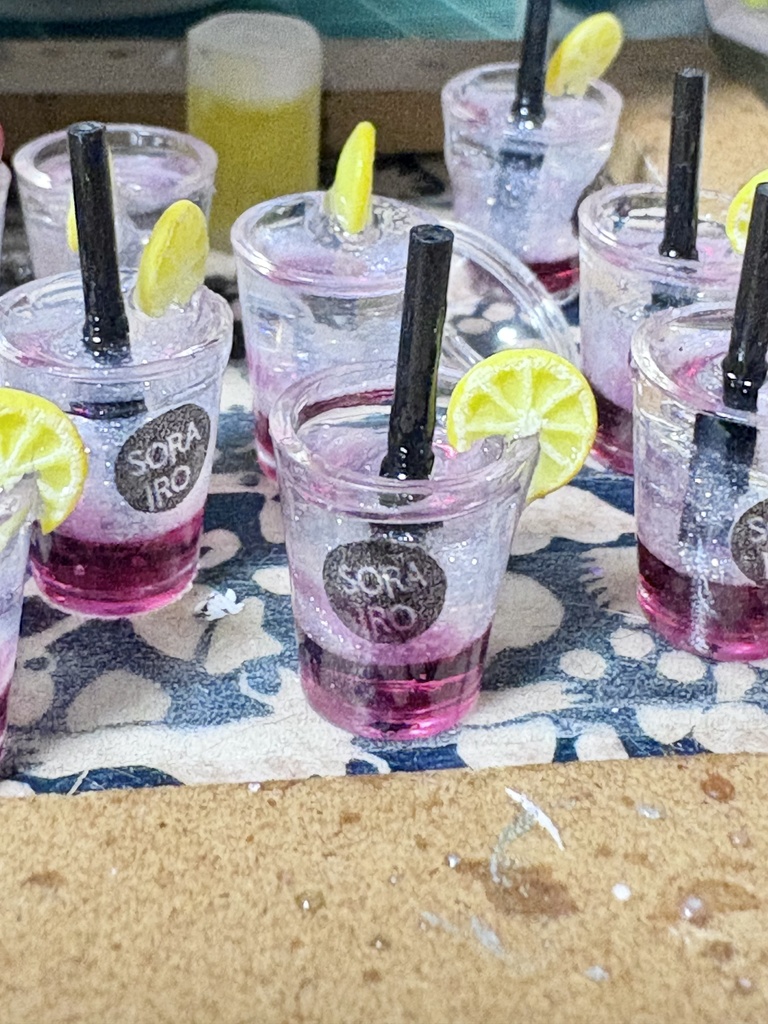 ぶどうドリンク🍇こおりとソーダ🧊