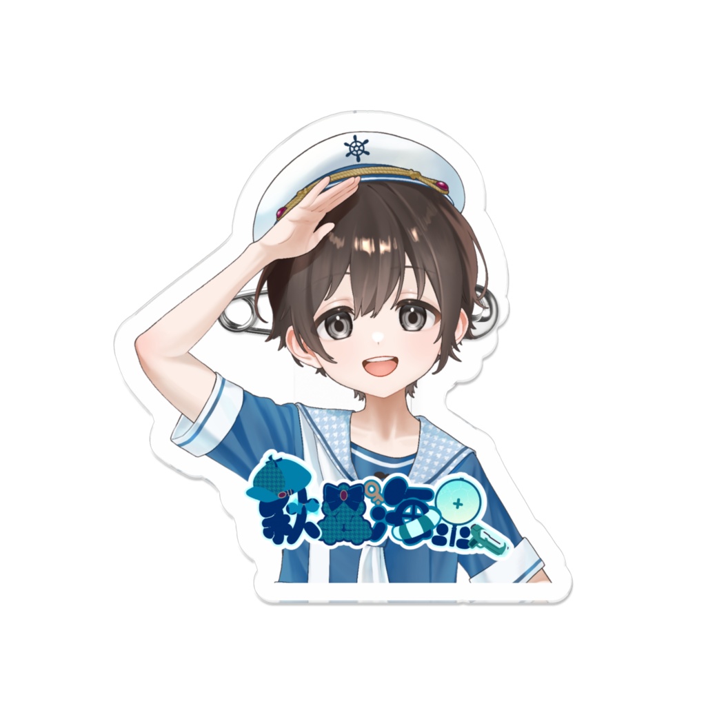 夏衣装アクリルバッジ