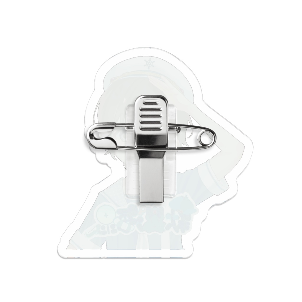 夏衣装アクリルバッジ