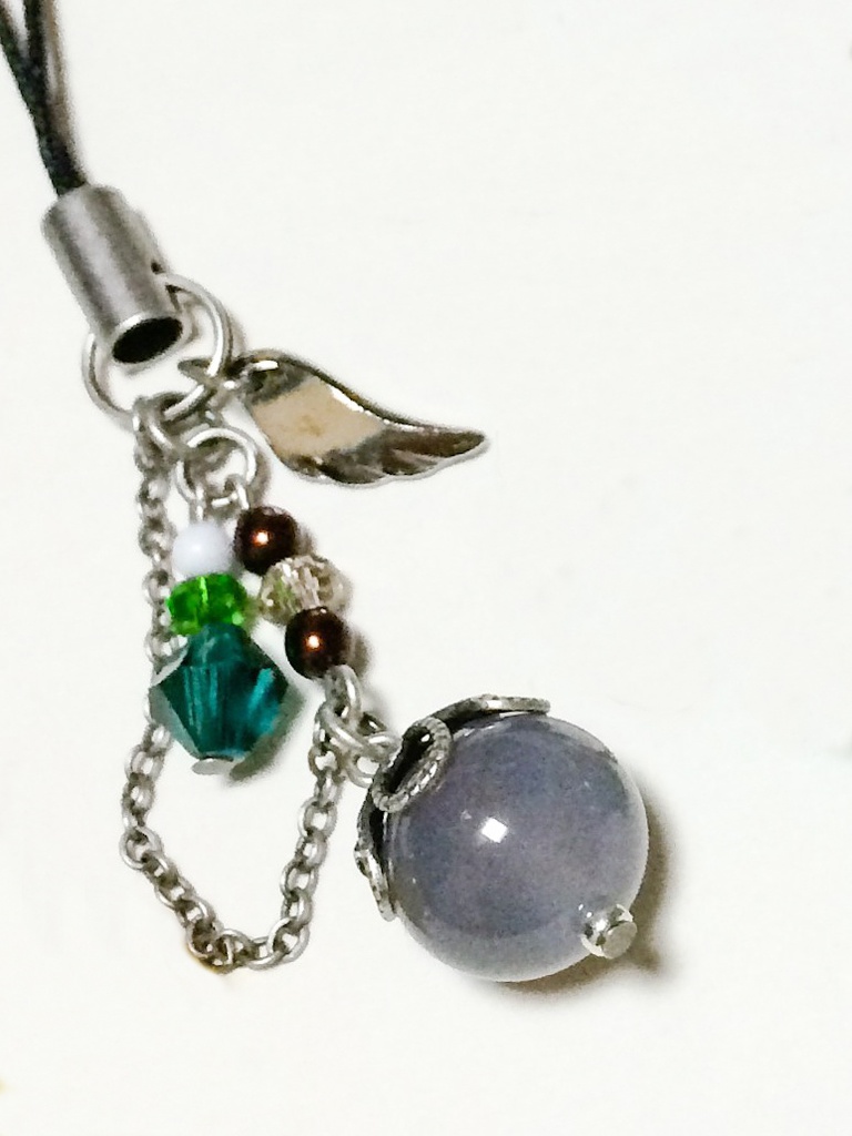 【進撃の巨人】エレンイメージ天然石ストラップ