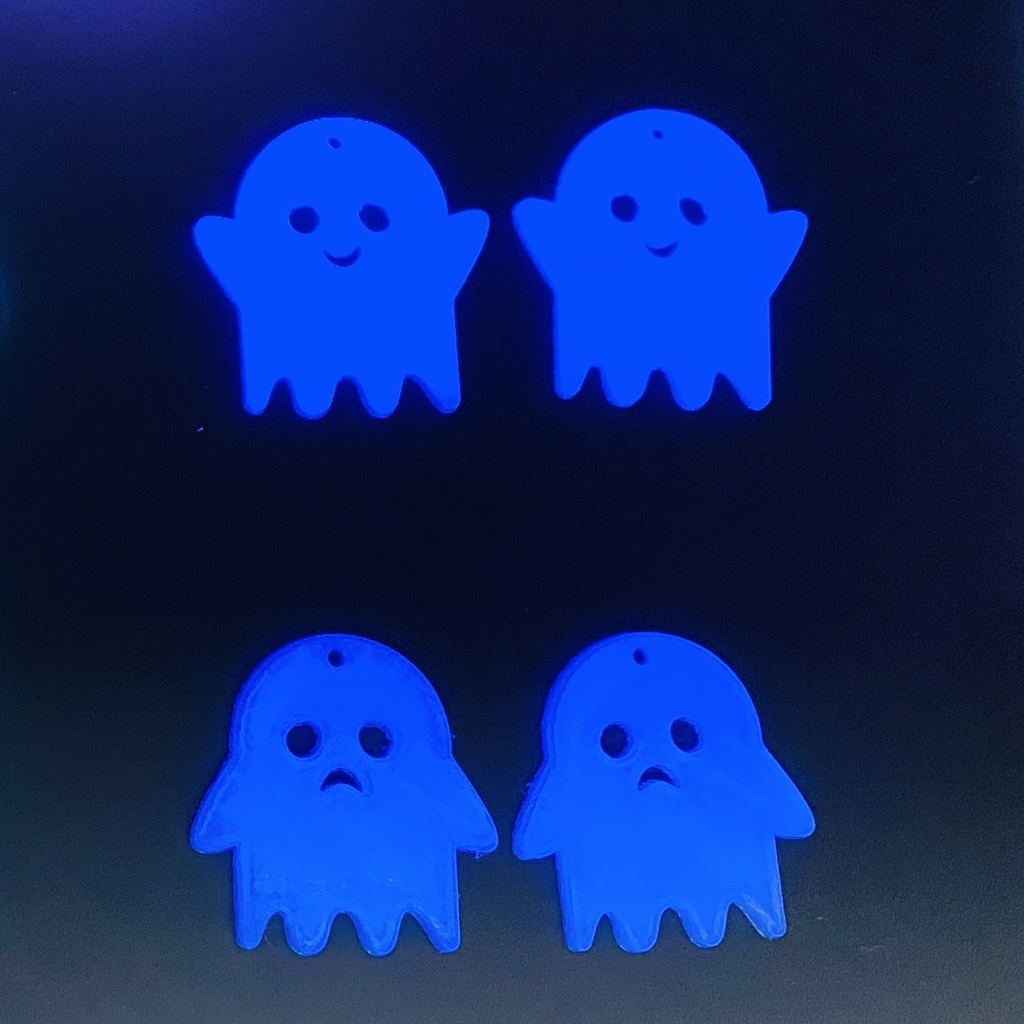 こまったおばけちゃんの紫変身イヤリング