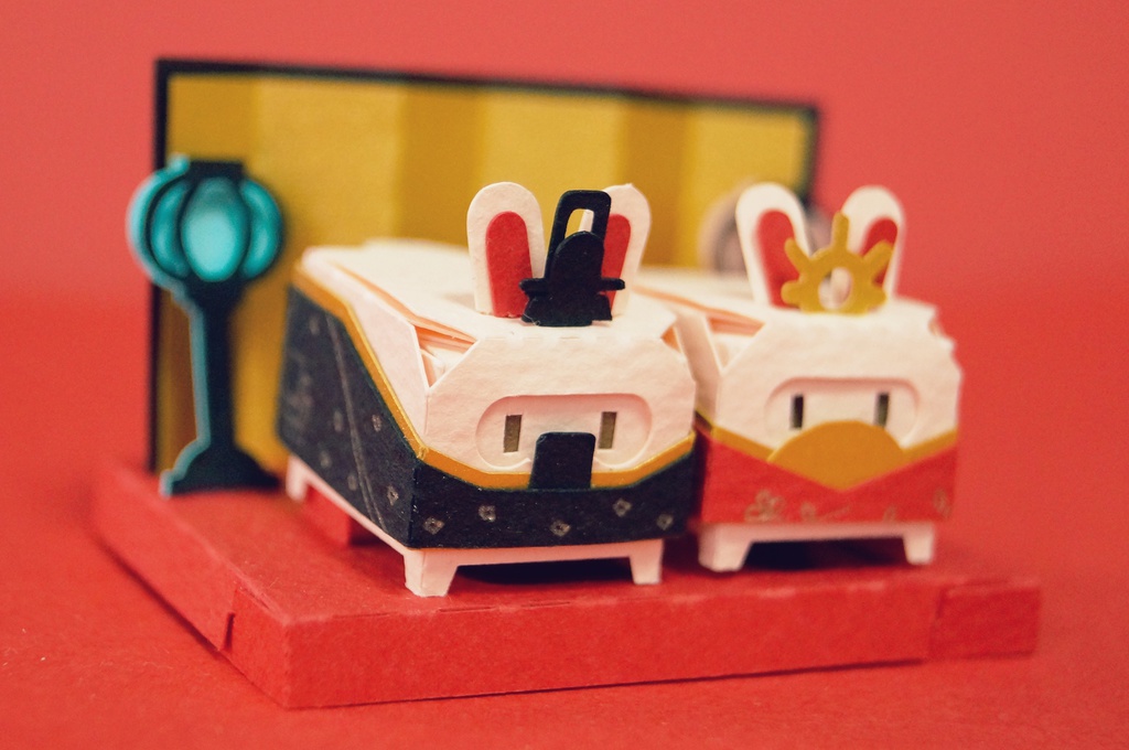 はこねこ ひなまつり うさぎ