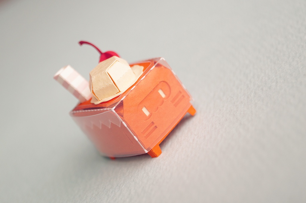 はこねこ クリームソーダ オレンジ