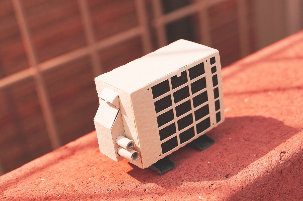 【室外機ペーパークラフト】ユニト 伊-001