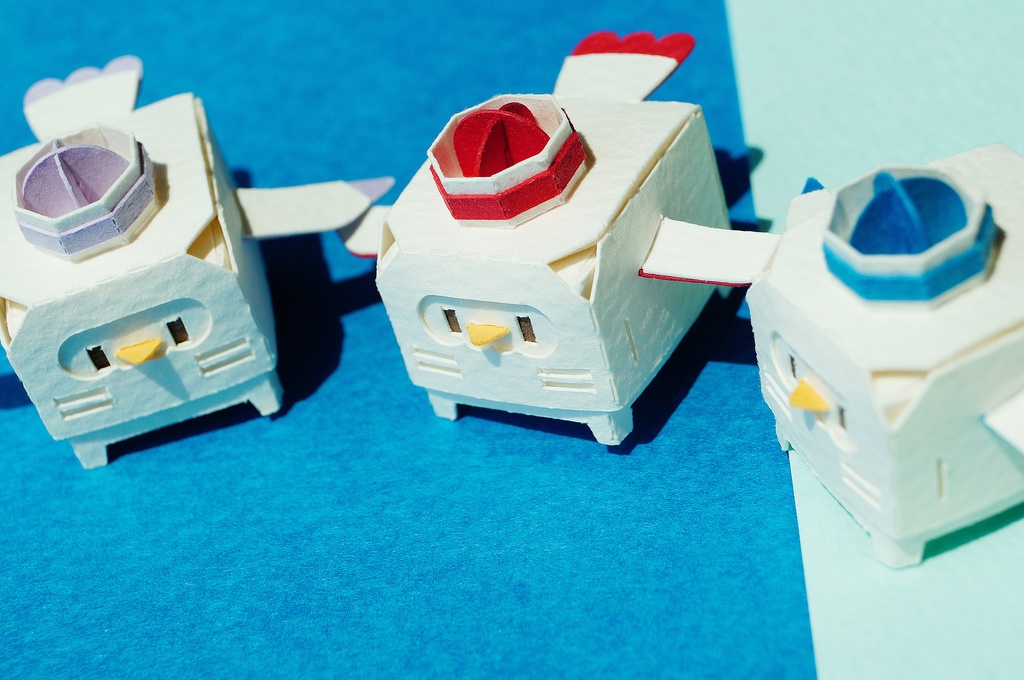 はこねこ かもめ むらさき