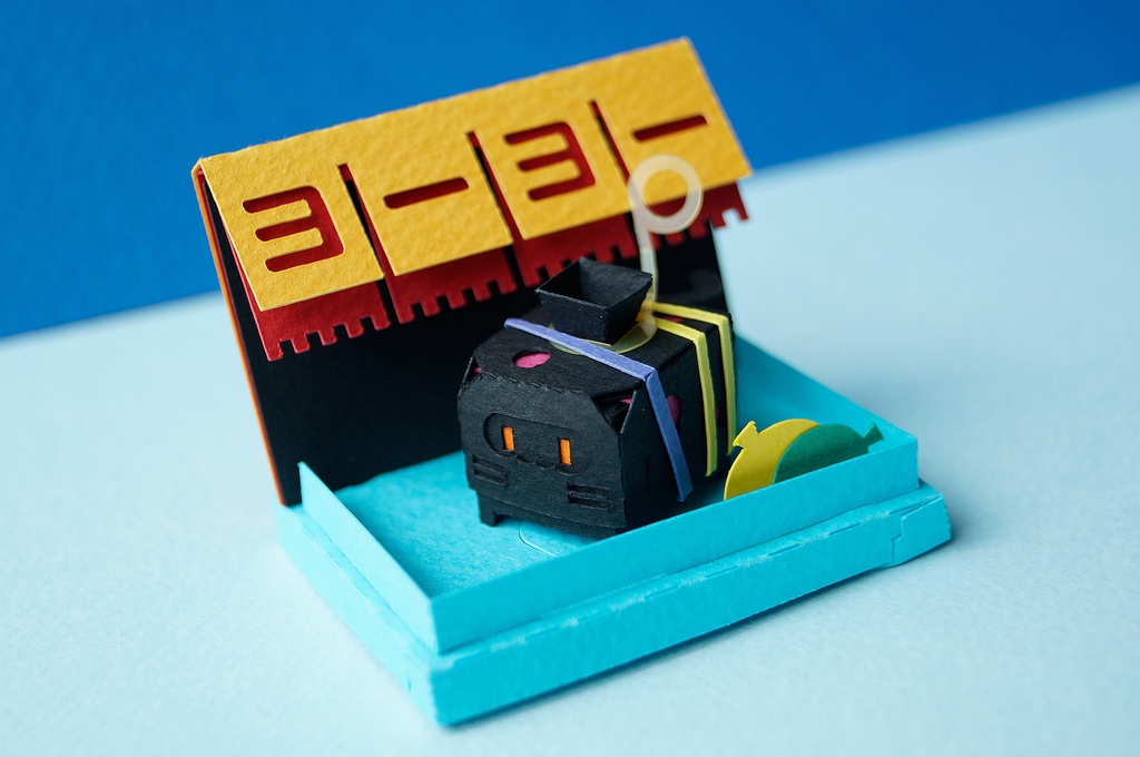 はこねこ　みずふうせん　くろ