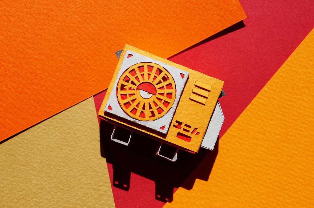 【室外機ペーパークラフト】ユニト 伊-003