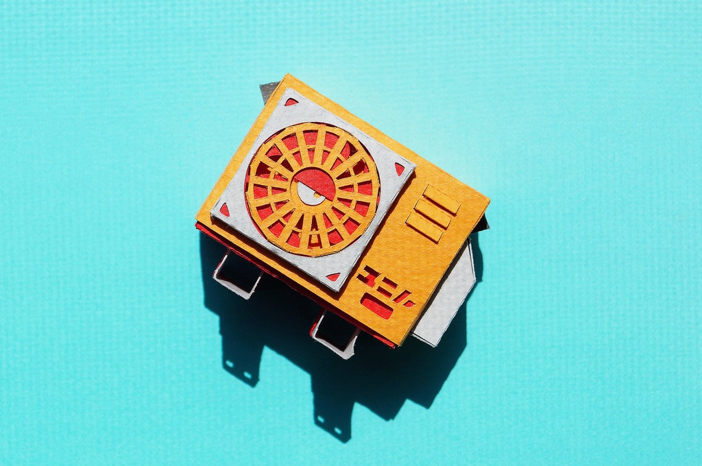 【室外機ペーパークラフト】ユニト 伊-003