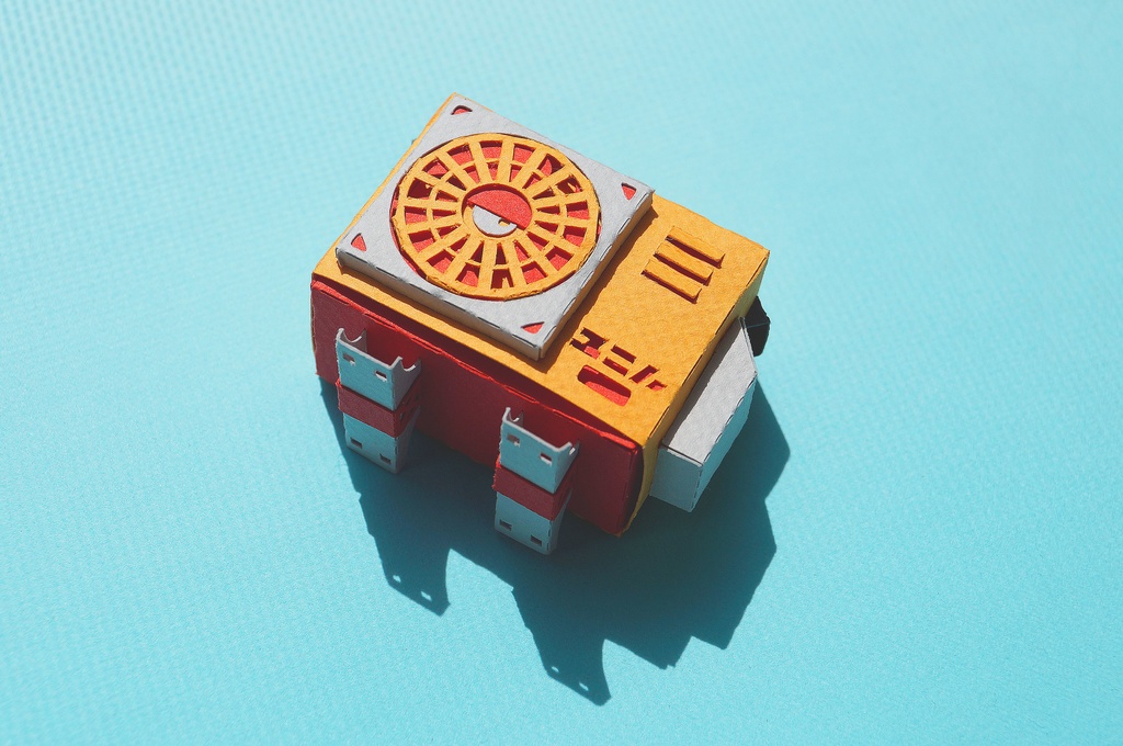 【室外機ペーパークラフト】ユニト 伊-003