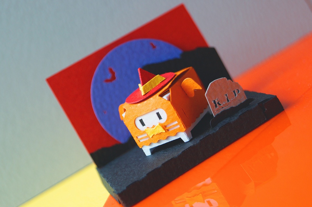 はこねこ ゴースト オレンジ