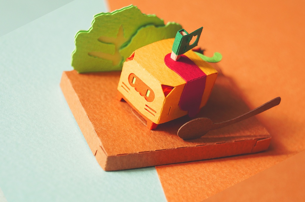 はこねこ オムライス ケチャップ