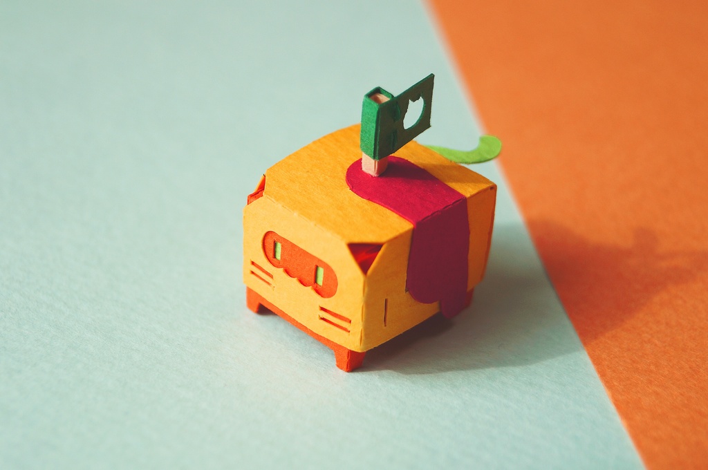 はこねこ オムライス ケチャップ