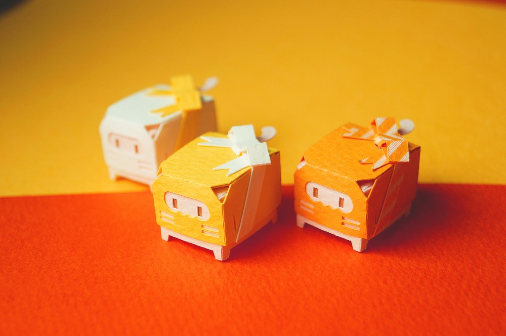 はこねこ バレンタイン きいろ