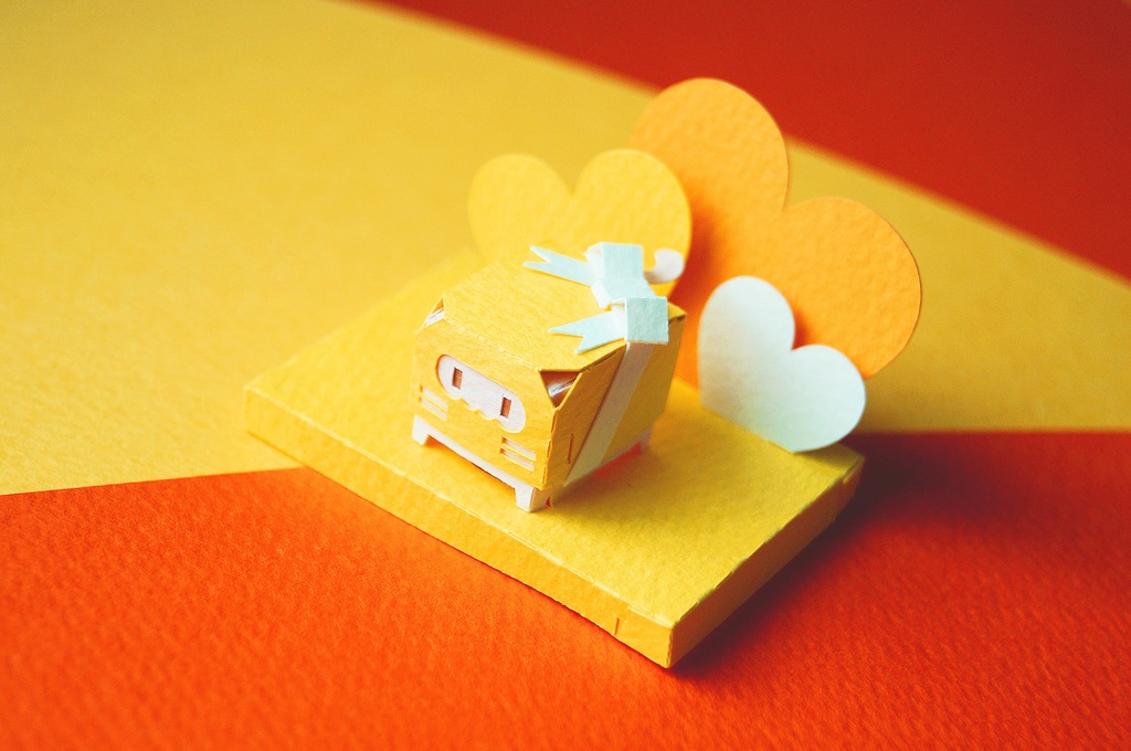 はこねこ バレンタイン きいろ