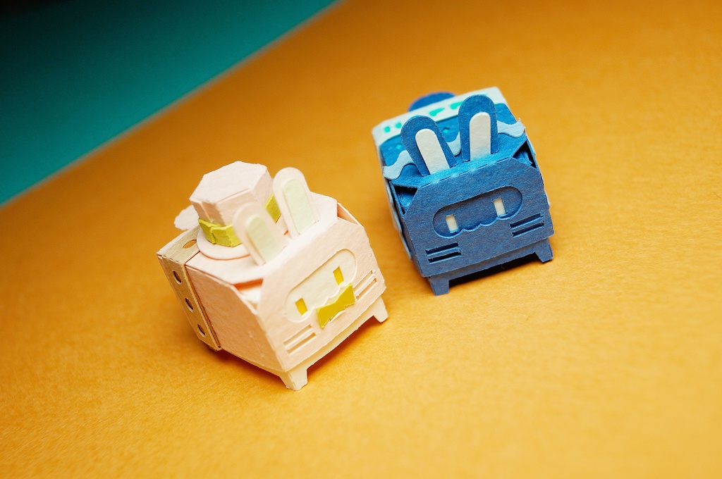 はこねこ うさぎ たまご あお