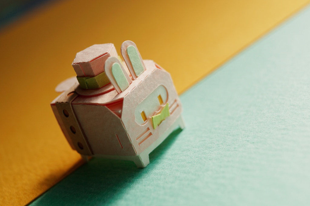 はこねこ うさぎ ぼうし さくらいろ