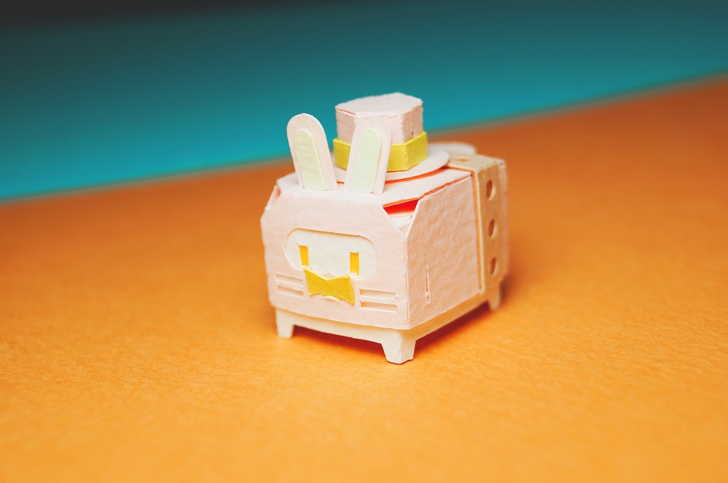 はこねこ うさぎ ぼうし さくらいろ