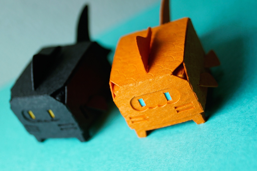 はこねこ きんぎょ オレンジ