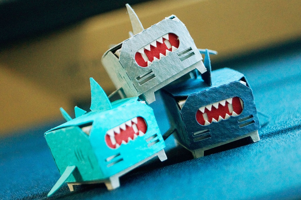 はこねこ サメ みずいろ