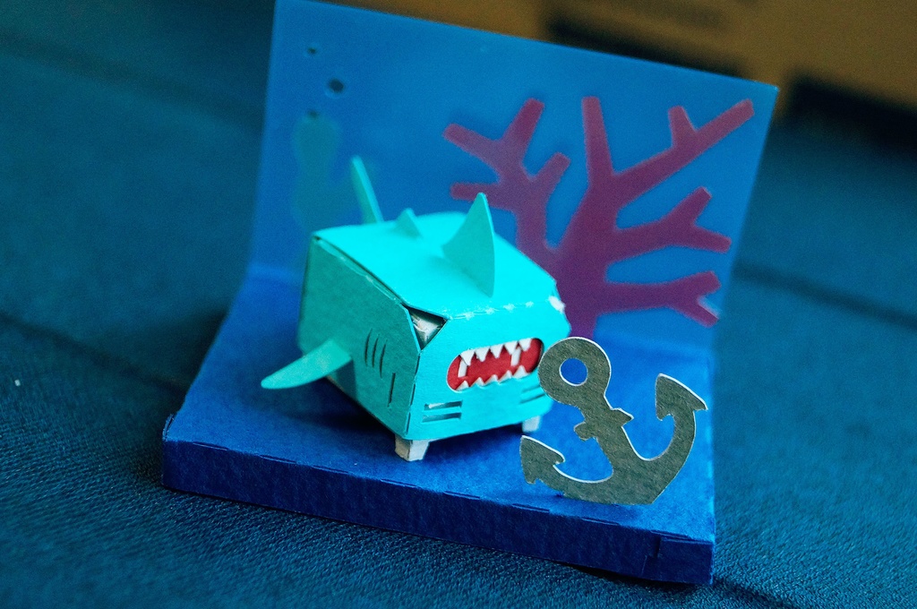 はこねこ サメ みずいろ