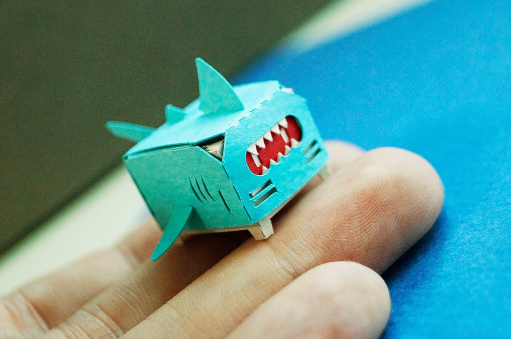 はこねこ サメ みずいろ