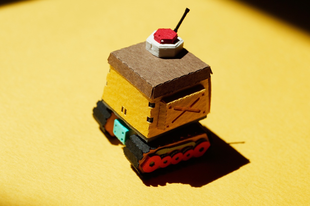 【プリン戦車型ペーパークラフト】プリタン NO.1