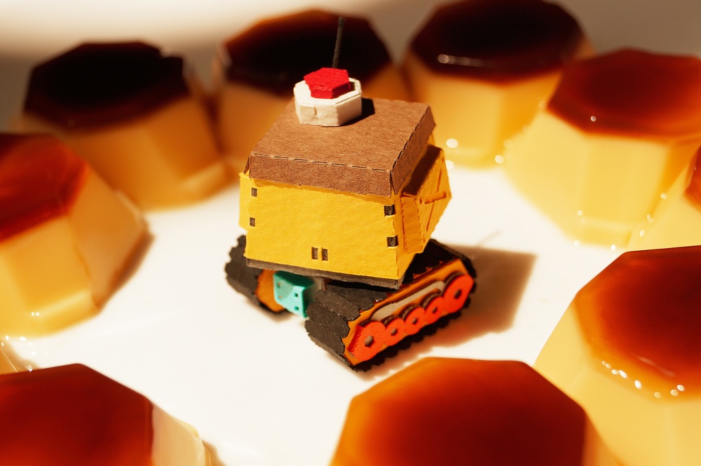 【プリン戦車型ペーパークラフト】プリタン NO.1