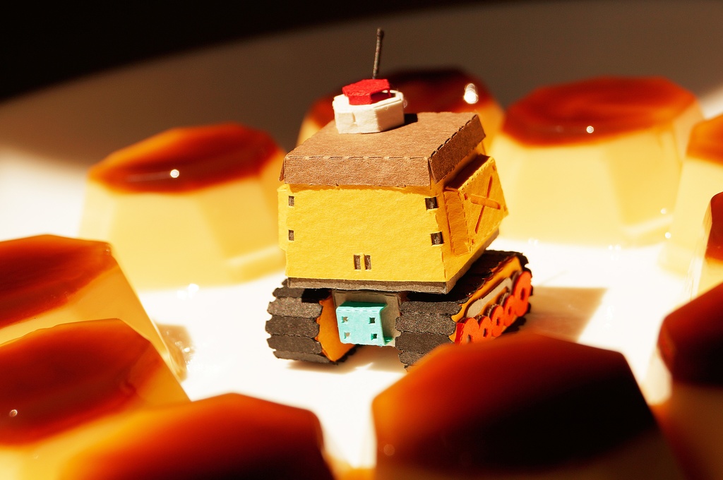 【プリン戦車型ペーパークラフト】プリタン　NO.1