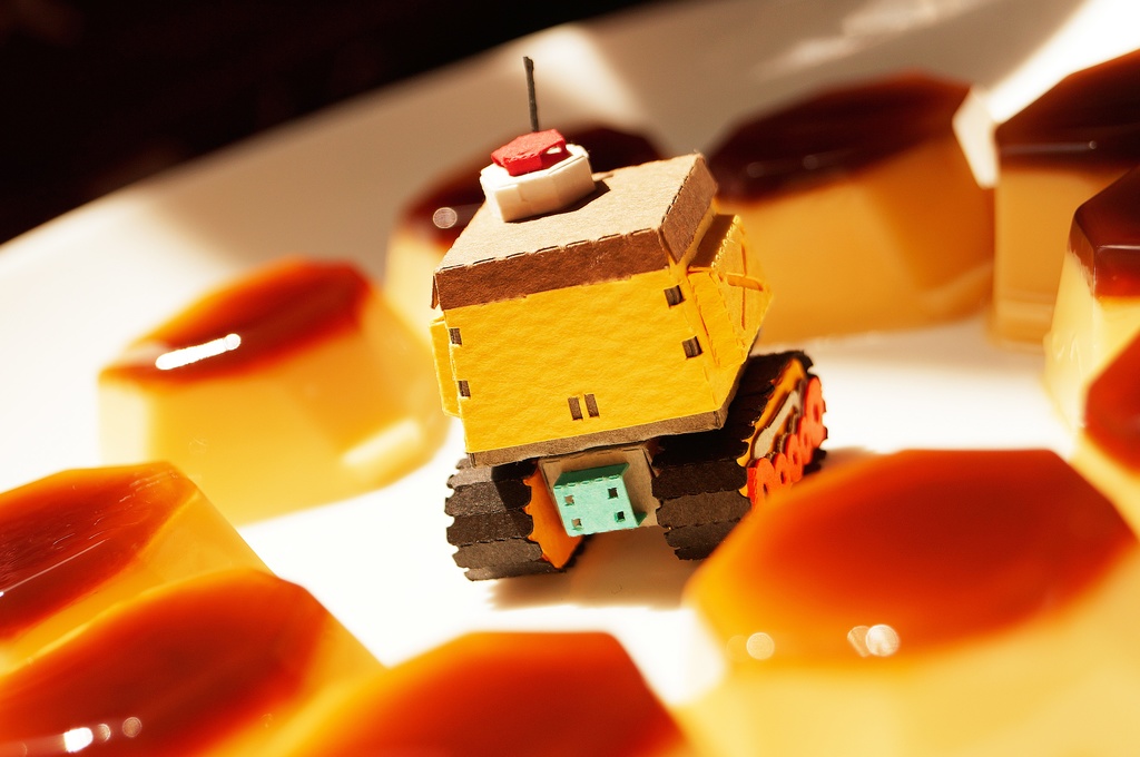 【プリン戦車型ペーパークラフト】プリタン NO.1