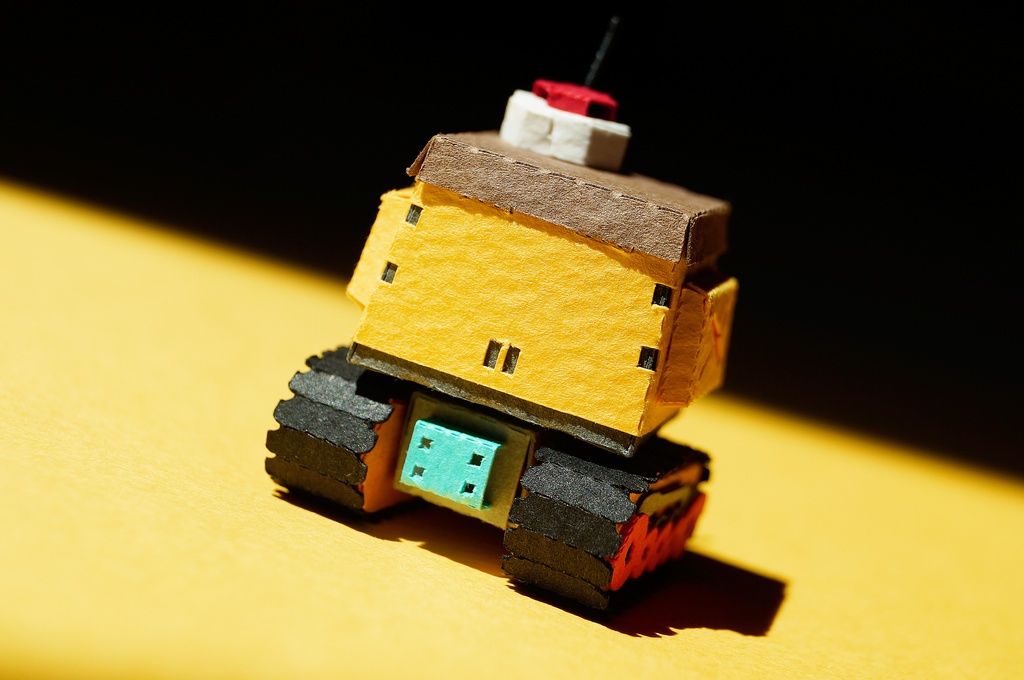 【プリン戦車型ペーパークラフト】プリタン NO.1