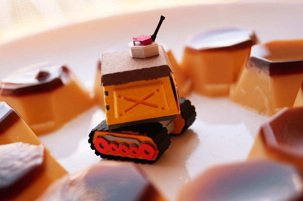 【プリン戦車型ペーパークラフト】プリタン NO.1