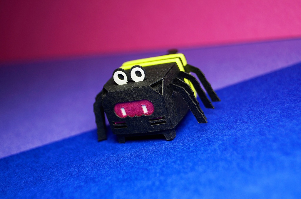 はこねこ くも くろ